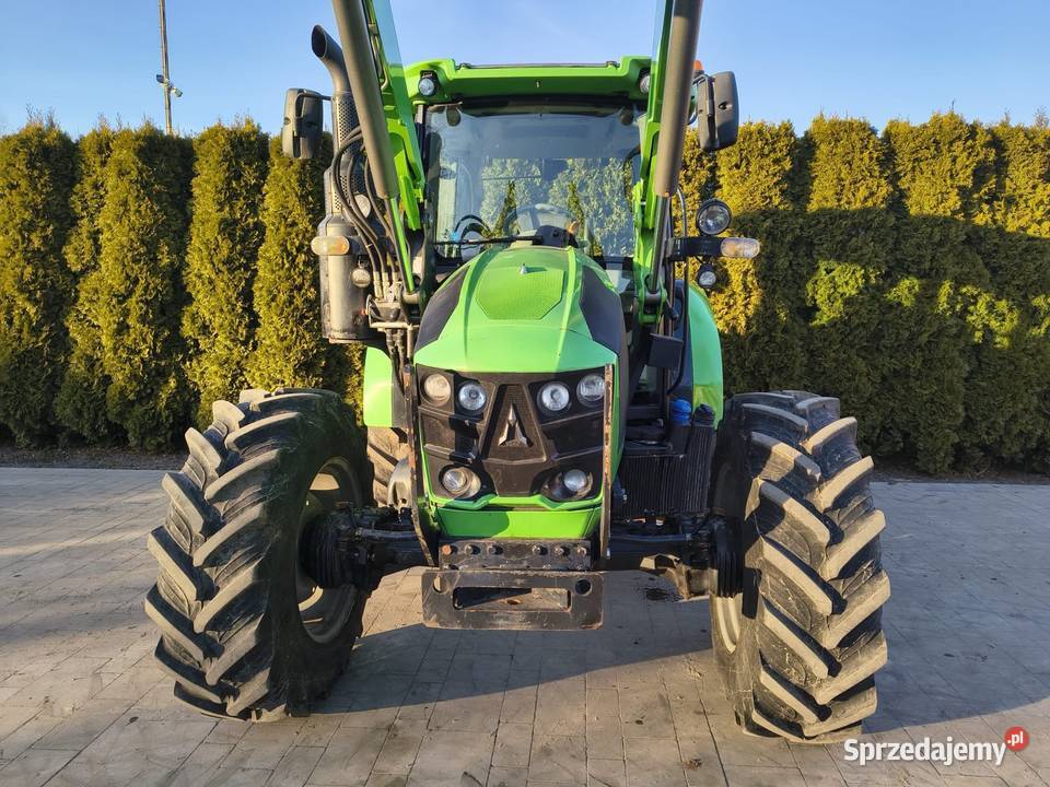 DeutzFahr 5100G z ładowaczem Grabów Szlachecki