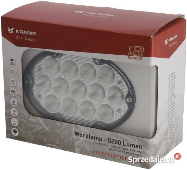 Lampa robocza LED owalna 65W 5200lm 1030V małopolskie