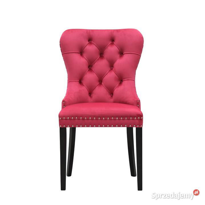 Krzesło glamour z kołatką