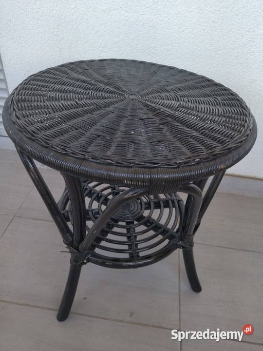 Stolik wiklinowy pleciony stoliczek ozdobny Stoliki kawowe i ławy lubuskie