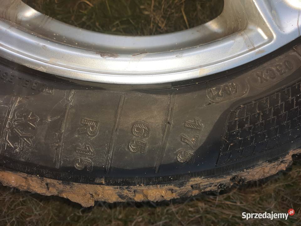 Koła 17565R15 wielosezonowe aluminiowa 4x108 Piaski