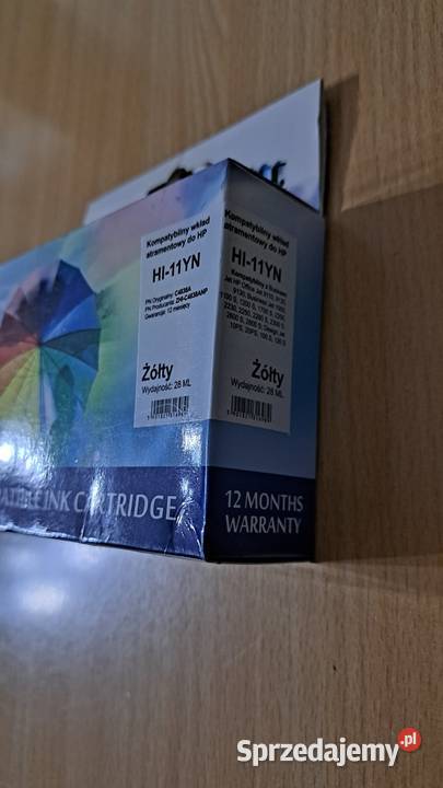 PRISM HP Tusz 11 C4838A Żółty 28ml Drukarki i skanery