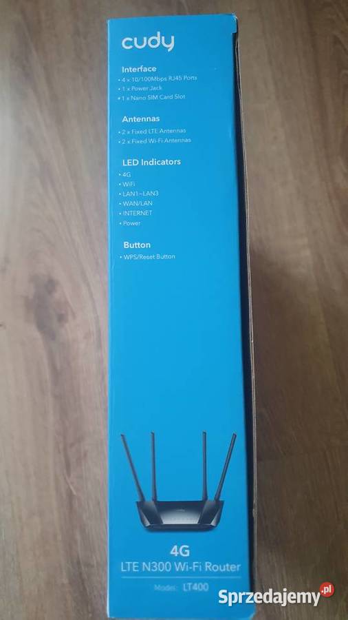 Router 4G LTE z WiFi 4 porty RJ45 Łomianki sprzedam