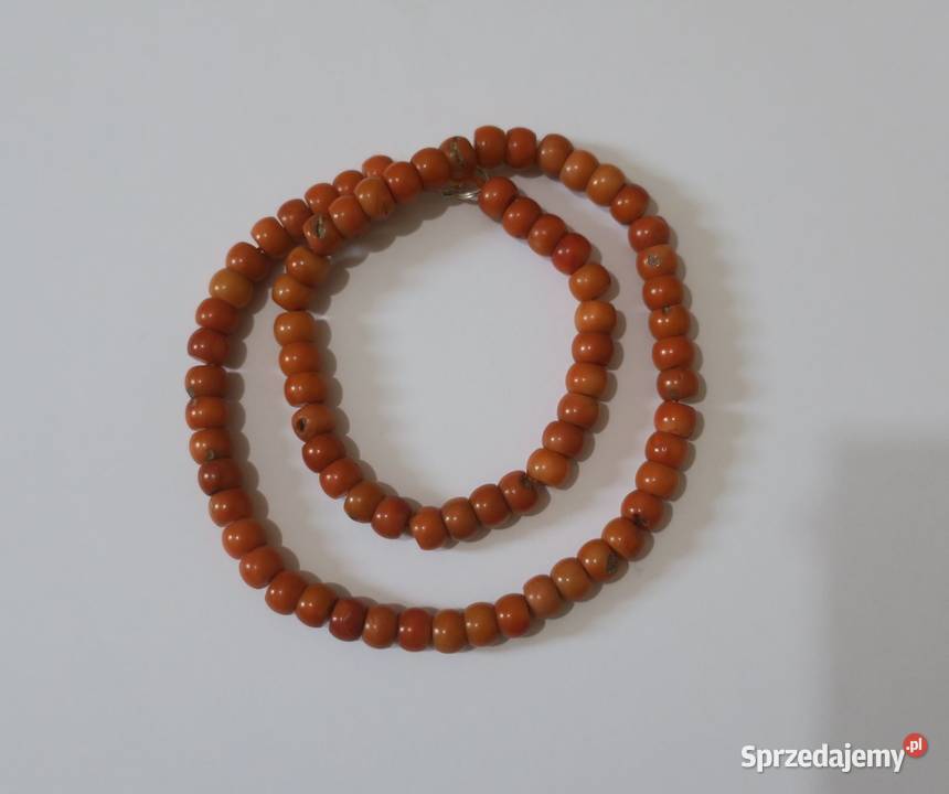 Czerwone korale naszyjnik Pruszków