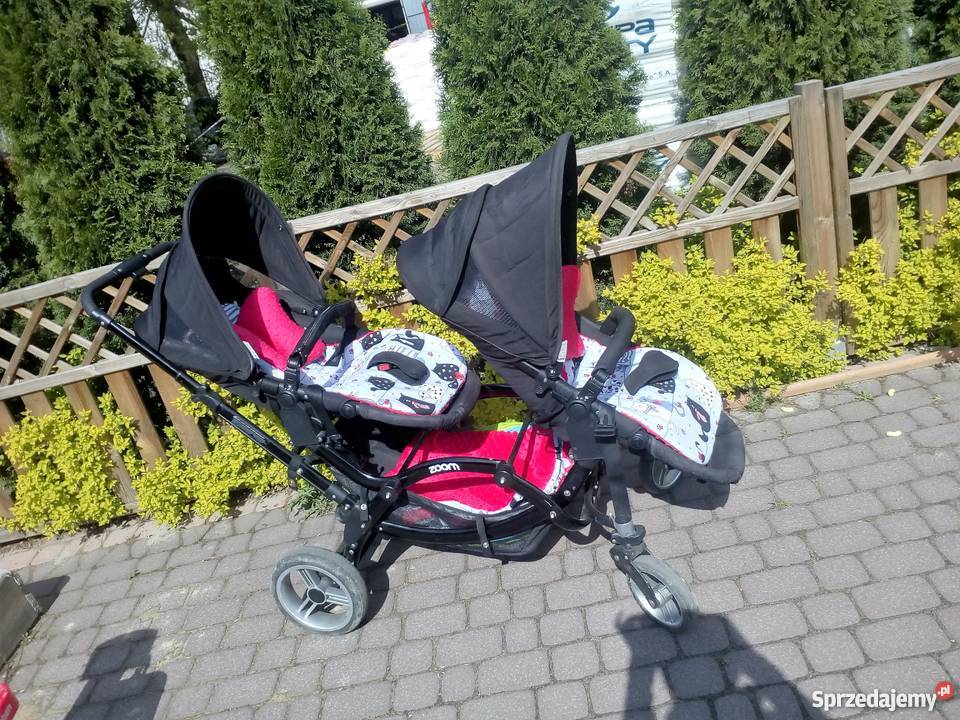Wózek dwuosobowy Zoom Zdejmowana tapicerka  Rawa Mazowiecka
