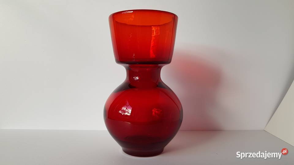 Wazon Horbowy Huta Sudety szkło PRL Porcelana i szkło Antyki, Sztuka, Kolekcje śląskie Dąbrowa Górnicza