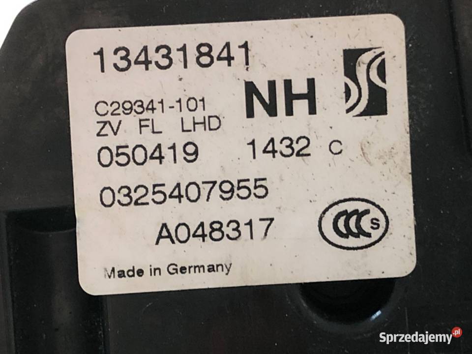 ZAMEK DRZWI LEWY PRZÓD OPEL CORSA E Hatchback osobowe Zamki, wkładki i kluczyki