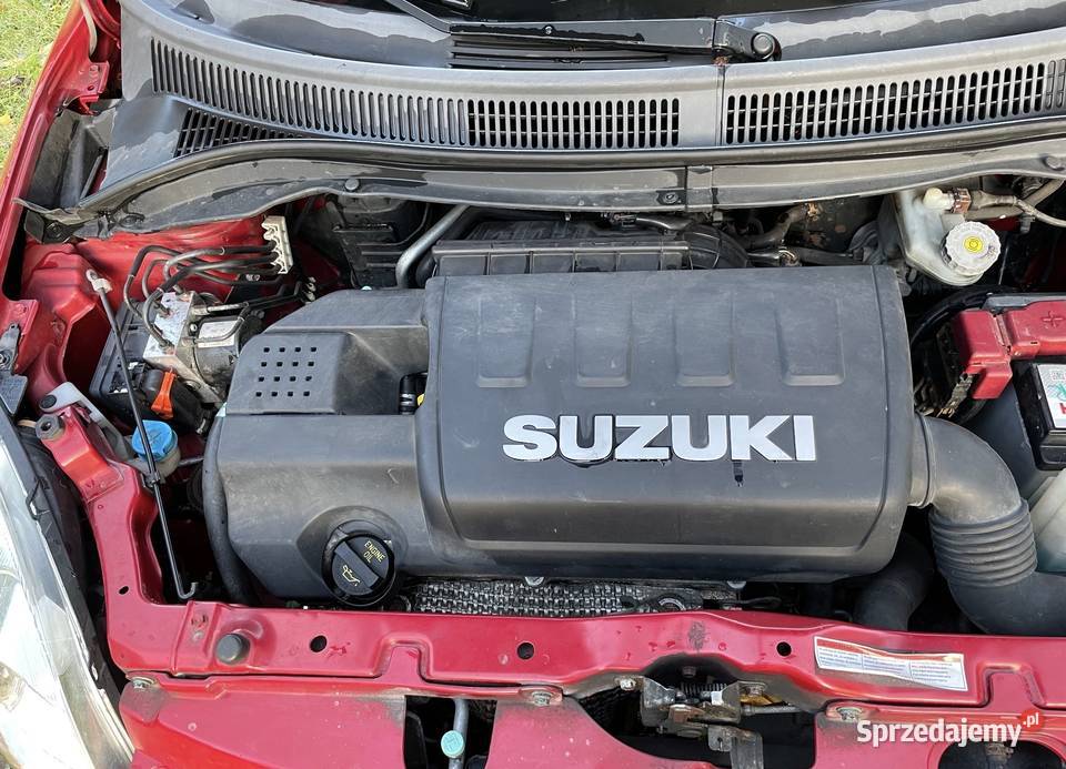 Suzuki Swift Sport 16 125 czerwony 17 Alu NAVI uszkodzony Zbąszyń