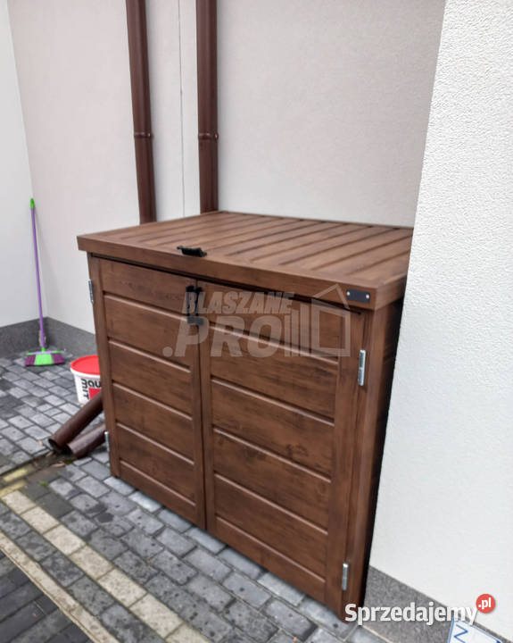 Zabudowa koszy na śmieci wiata śmietnikowa Łańcut