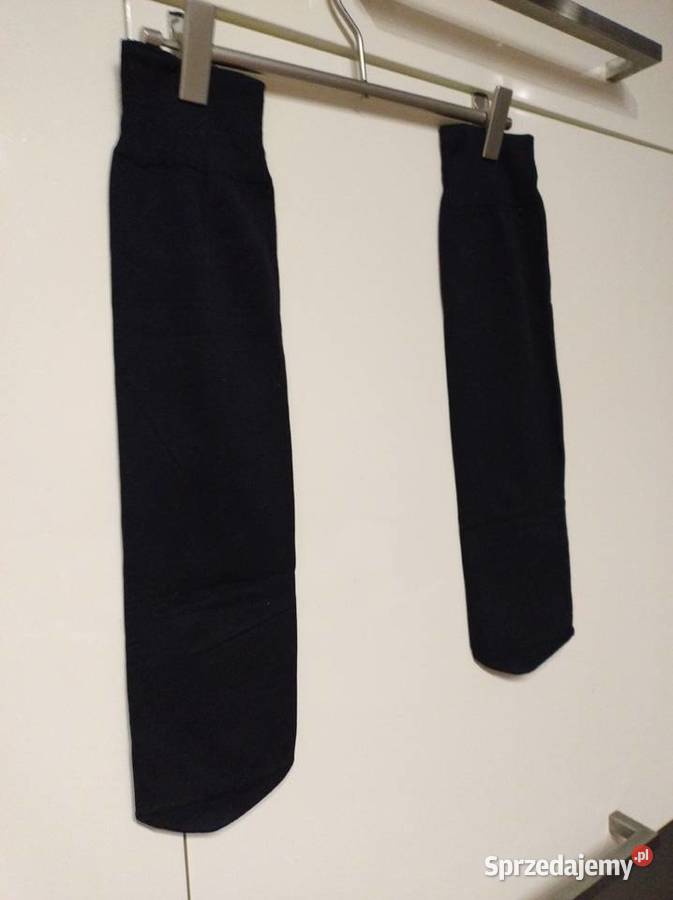 Zakolanówki kryjące w kolorze czarnym