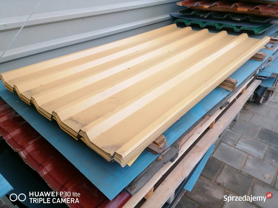 Blachy trapezowe na dach i elewacje Pokrycia dachowe Błaszki sprzedam