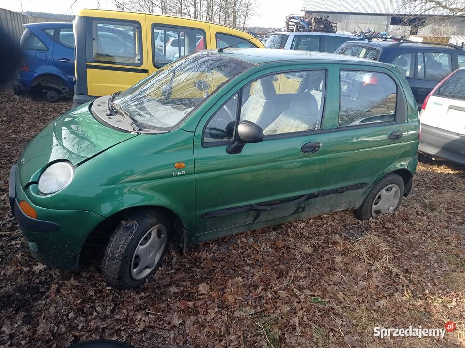 Daewoo Matiz 08 37 kW 1999 r dawca części Samochody na części Szklarka Myślniewska