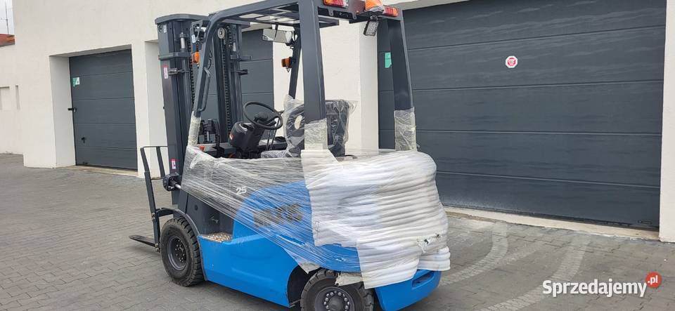NOWY Elektryczny wózek MAXUS 3m 1600 widłowy elektryczny
