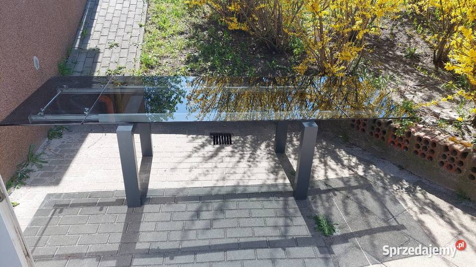 Stół szklany rozsuwany 78cm Poznań