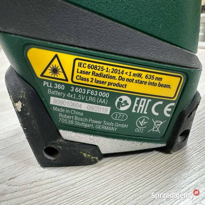 Laser krzyżowy Bosch PLL 360 Etui Narzędzia warmińsko-mazurskie Elbląg