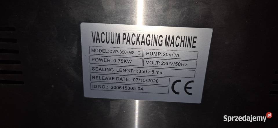 Pakowarka próżniowa CAS CVP350MSGAS Łęczna
