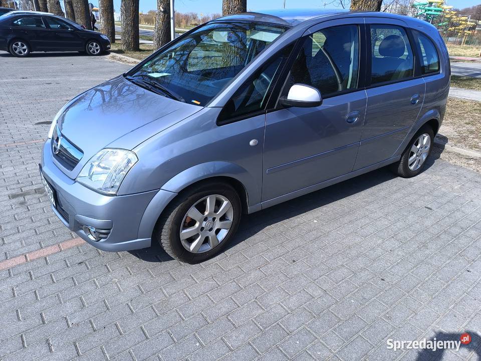 Opel Meriva 16 automatik model 2007 kurtyny powietrzne