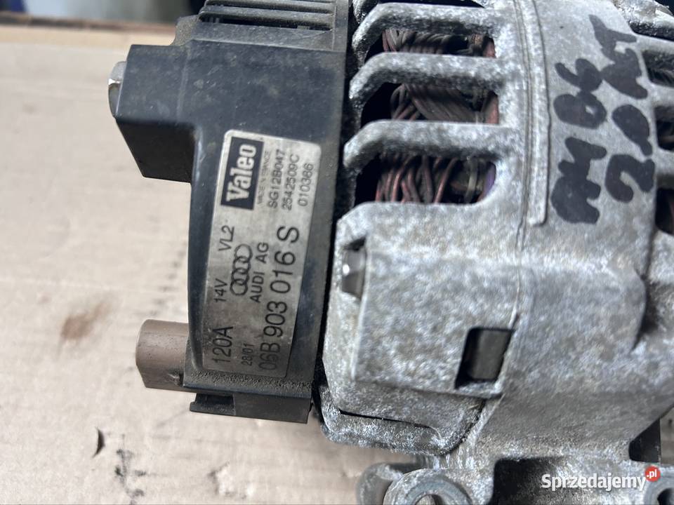 Alternator Valeo Audi a4 b6 20alt 06b903016s Pozostałe Grudziądz