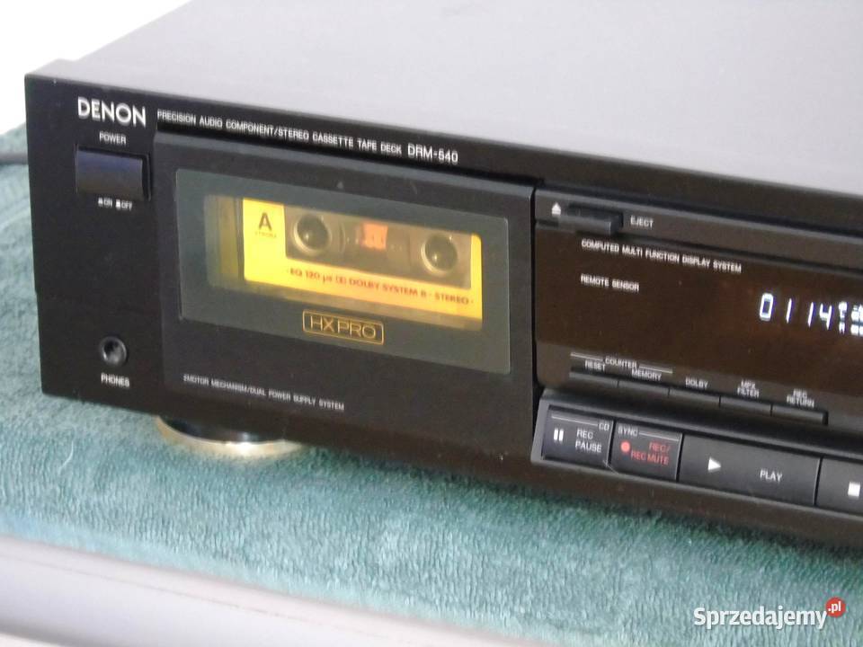 Magnetofon Denon DRM540 sprawny ładny WYSYŁKA Jasło