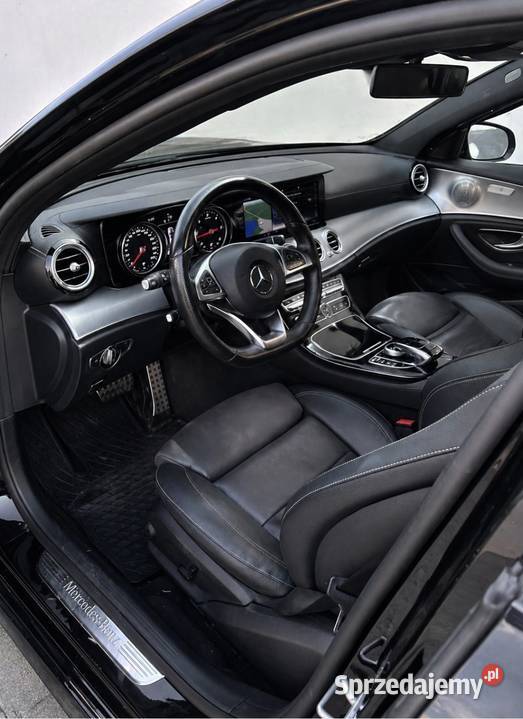 Mercedes E220d 4 matic AMG Niski przebieg salon autoalarm Leszno