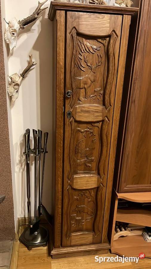 Szafa ozdobna myśliwska śląskie Bierna