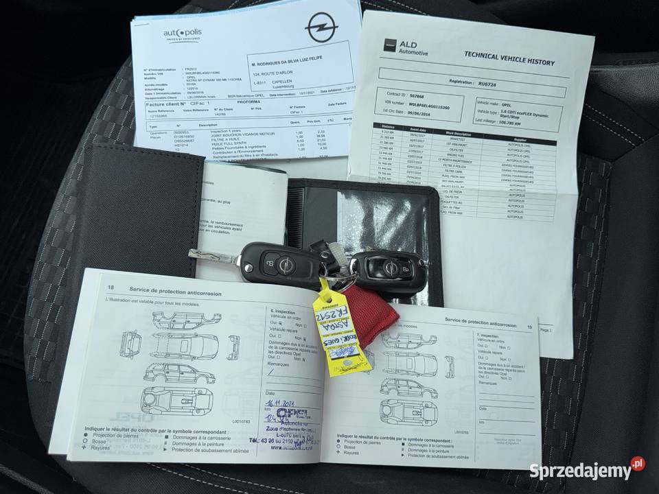 16CDTi 110 EcoFlex Gwarancja Navi LEDy Książki diesel sprzedam