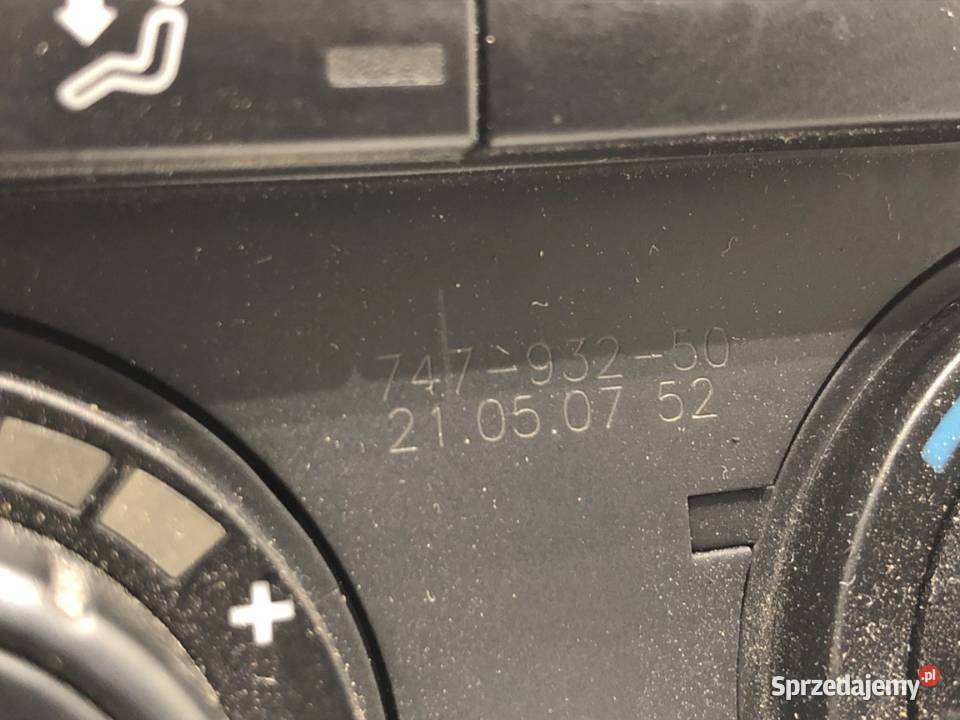 PANEL STEROWANIA NAWIEWU SKODA OCTAVIA II osobowe