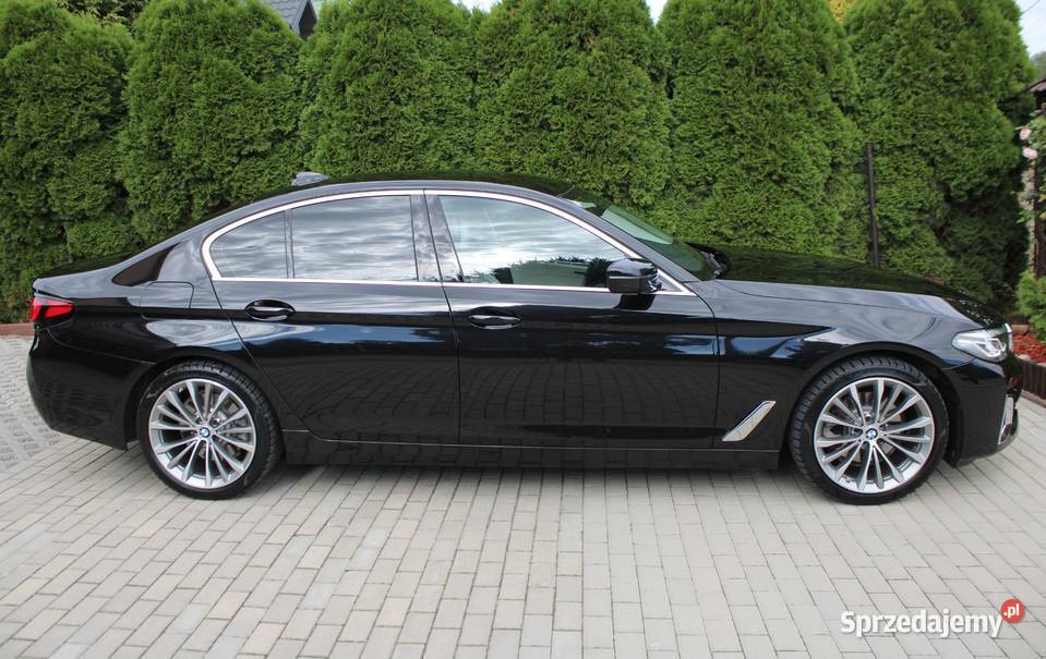 BMW 520d xDrive G30 Serwisowana Salon STAN czarny Opatów