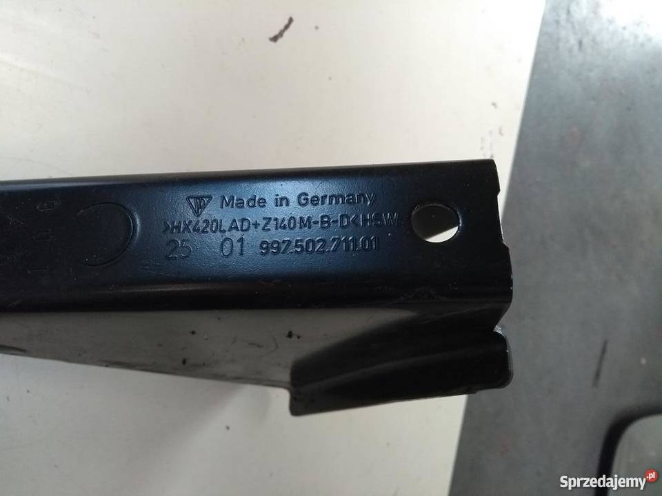 PORSCHE 997 łącznik wzmocnienie karoserii Karoseria Części samochodowe sprzedam