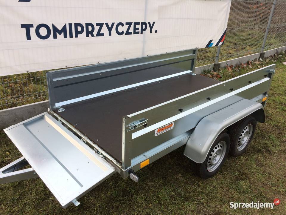 Przyczepka dwuosiowa przyczepa Neptun wzmacniana Piła