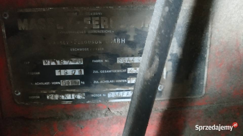 Kombajn zbożowy Massey Ferguson 187 stan idealny mazowieckie Skaryszew