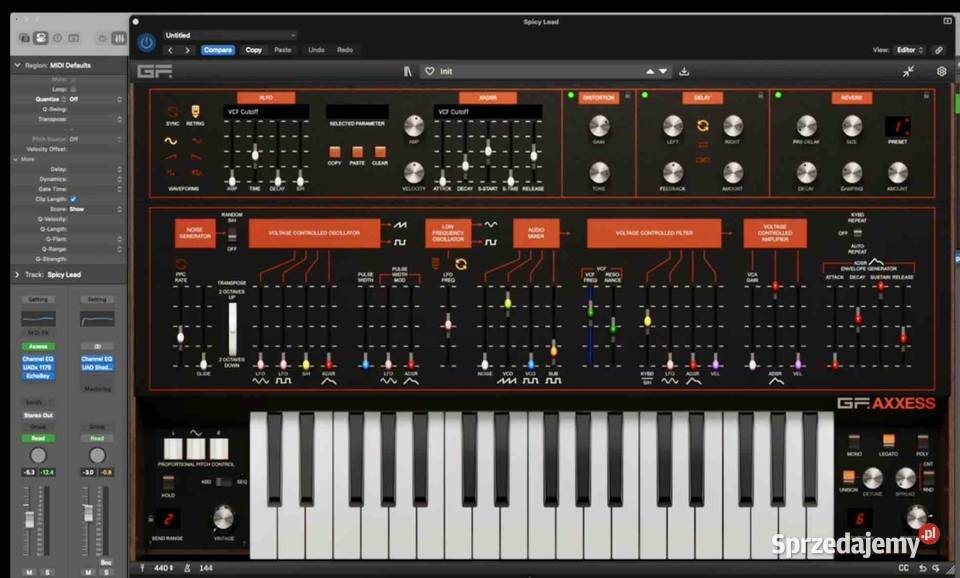 Gforce Axxess ARP Axxe vst klucz warmińsko-mazurskie Olsztyn