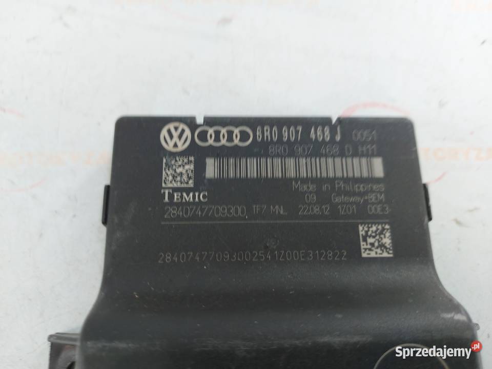 AUDI S4 B8 30 TFSI 13r moduł GATEWAY 8R0907468J osobowe świętokrzyskie