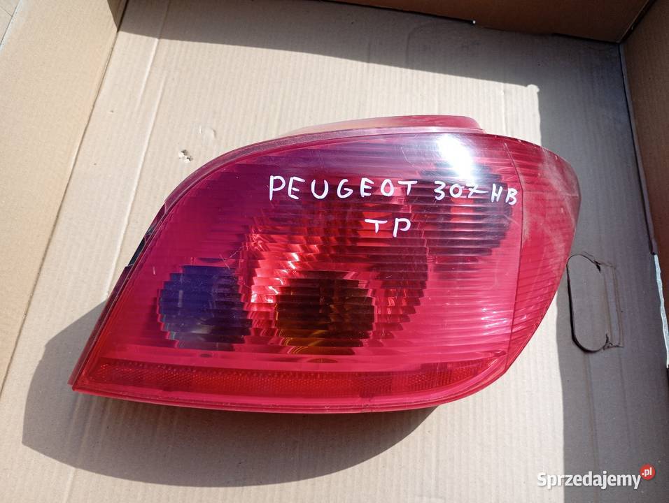 Peugeot 307 HB Lampa Tylna Lewa Prawa Tył Lewy Motoryzacja Liniewo sprzedam