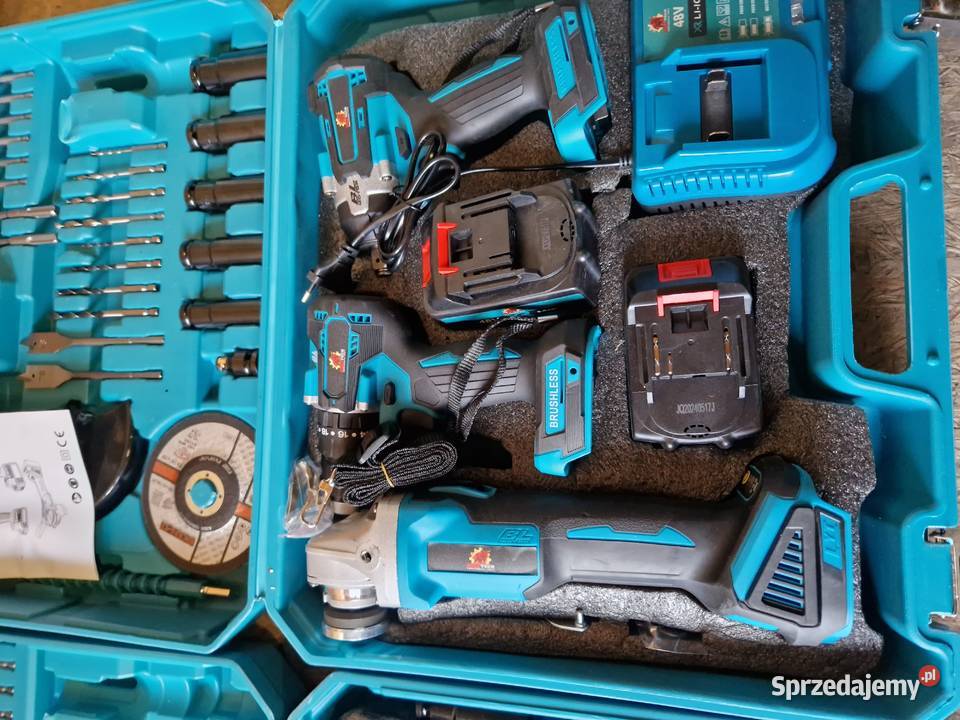 Zestaw narzędzi akumulatorowych WKRĘTARKA wielkopolskie sprzedam