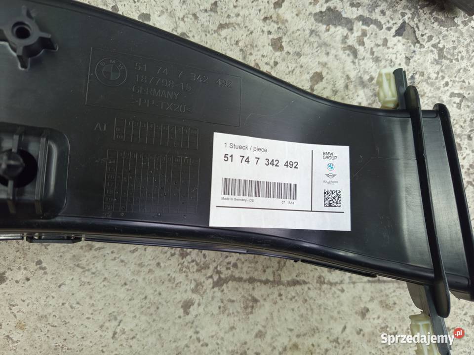 Wlot powietrza BMW X1 f48 lewy prawy nowe osobowe Rzeszów