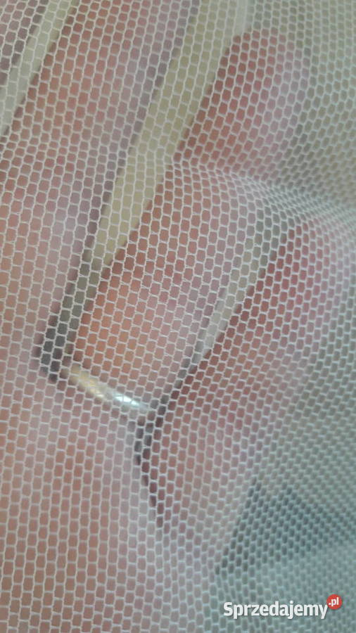 Tiulowa morelowa firanka gotowa szer 80 wys 245 mazowieckie Radom