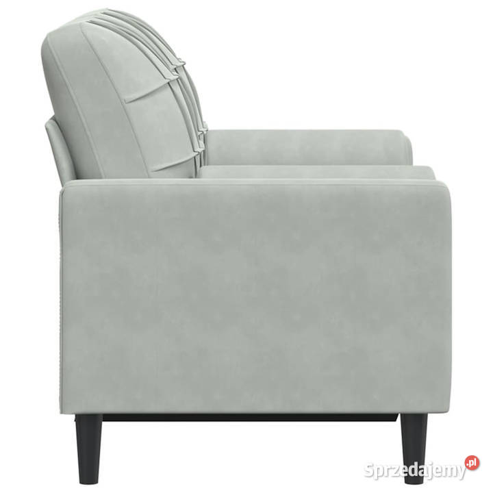 2osobowa sofa z poduszkami jasnoszara 120 Dom i Ogród Warszawa