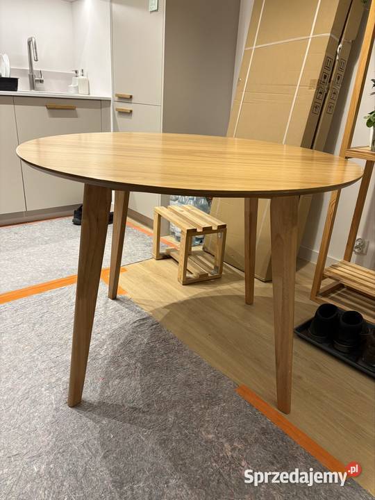 Okrągły stół drewniany Roxby małopolskie