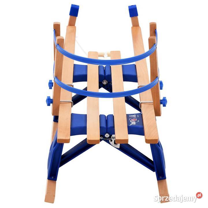 vidaXL Składane sanki z oparciem drewniane 119 Warszawa