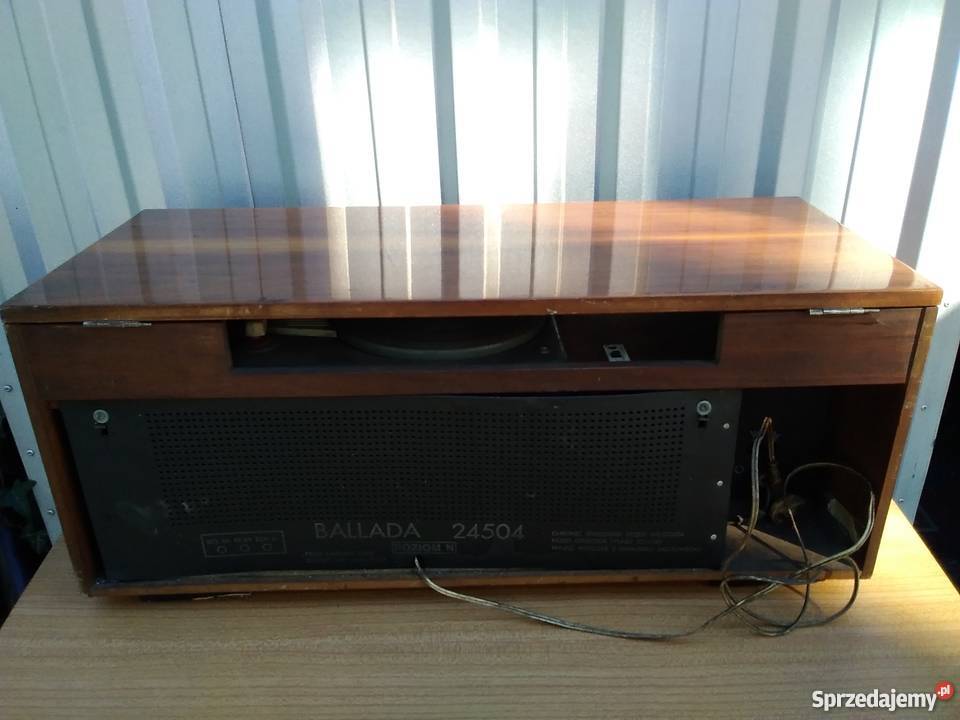 Stare Radio Lampowe z Gramofonem Ballada Vintage wielkopolskie