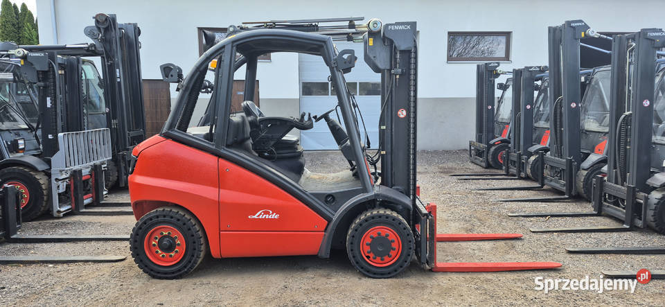 Linde H40D Diesel 4 sekcje Nowe Łańcuchy Przesuw diesel