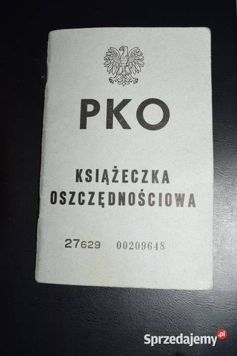 PKO książeczka oszczędnościowa 1987 r Oddział w kujawsko-pomorskie