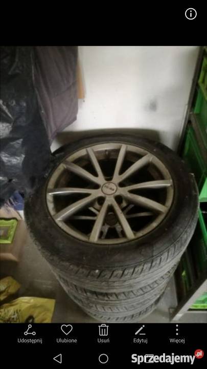 Włoskie Felgi aluminiowe TOORA 17 osobowe Koła i felgi