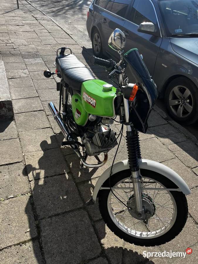 Syndyk sprzeda motorower Simson 1982 rej PKL Koło