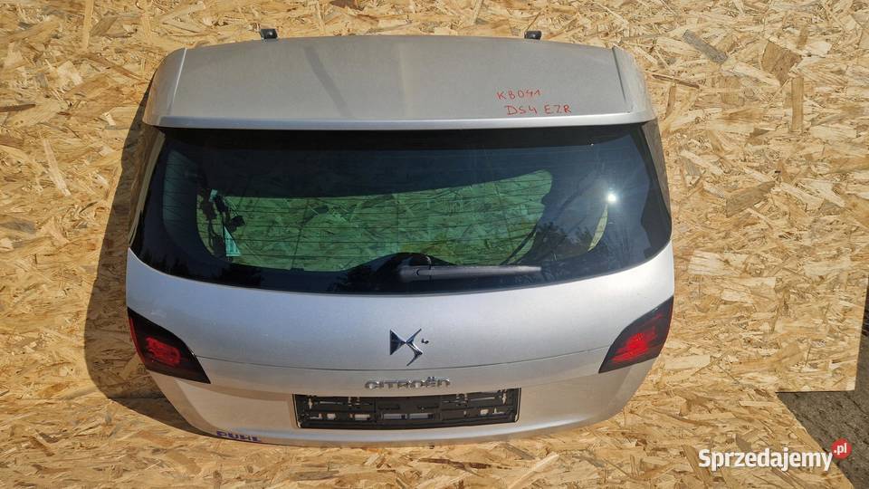 CITROEN DS4 KLAPA TYŁ TYLNA BAGAŻNIKA KOMPLETNA Słowikowo sprzedam