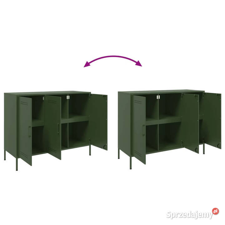 Szafka oliwkowa 1005x39x79 stal WM843028 Warszawa