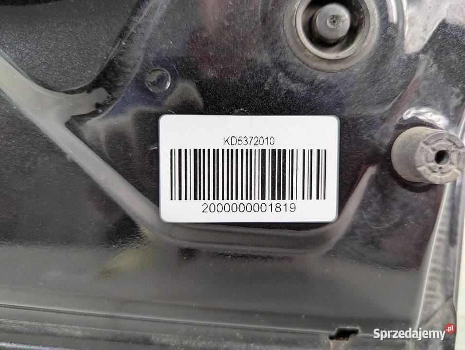 DRZWI PRAWY TYŁ MAZDA CX5 KD5372010 16W BLACK Białystok