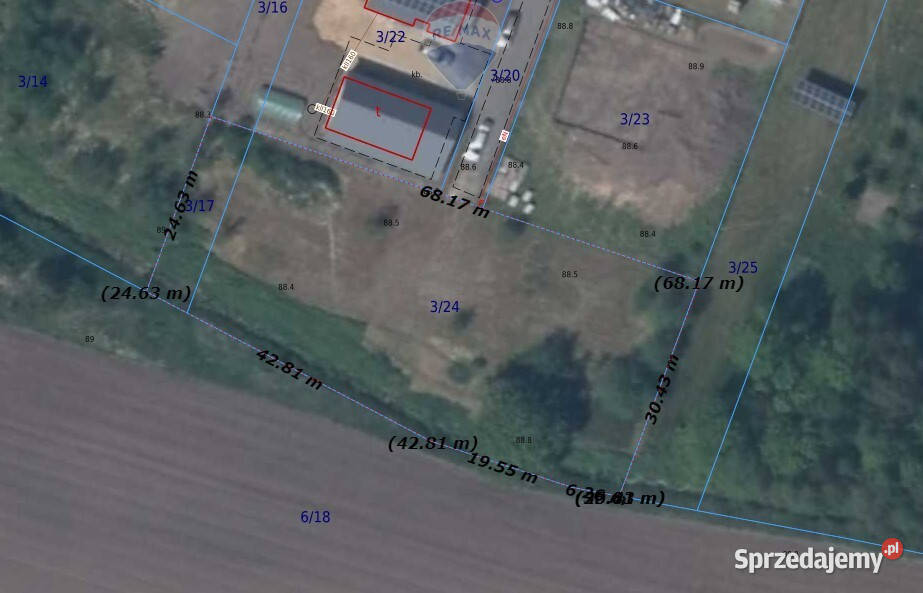 Działka budowlanoinwestycyjna Bieniewice