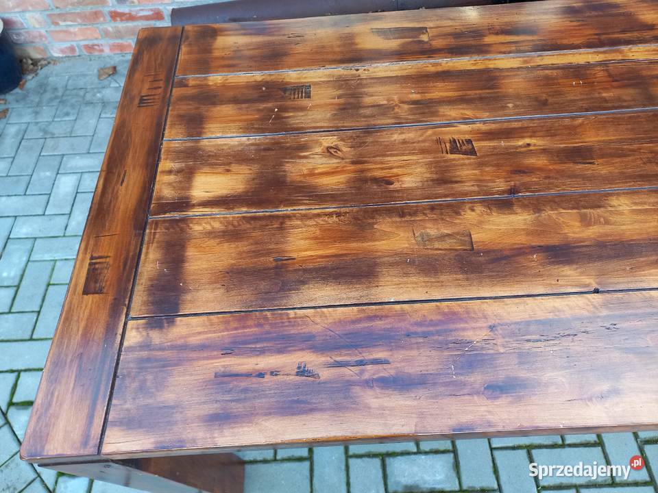 Stół drewniany duży Salon Jadalnia 175 Gawroniec
